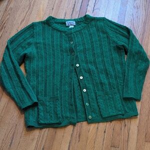 3 for $30: Anthony Richards Forest Green Textured Cardigan